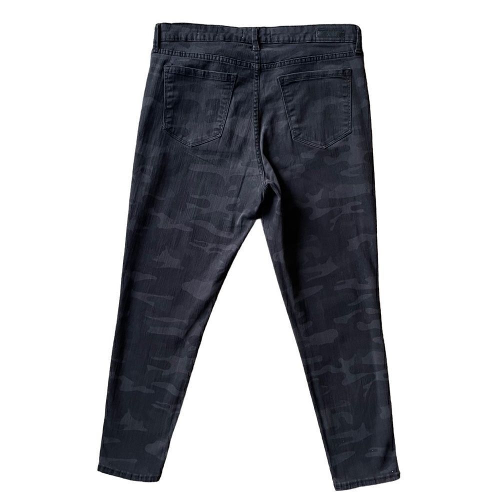 Social Standard By Sanctuary Black Camo Ankle Skinny Stretch Jeans Women’s Sz 14 - Picture 2 of 12